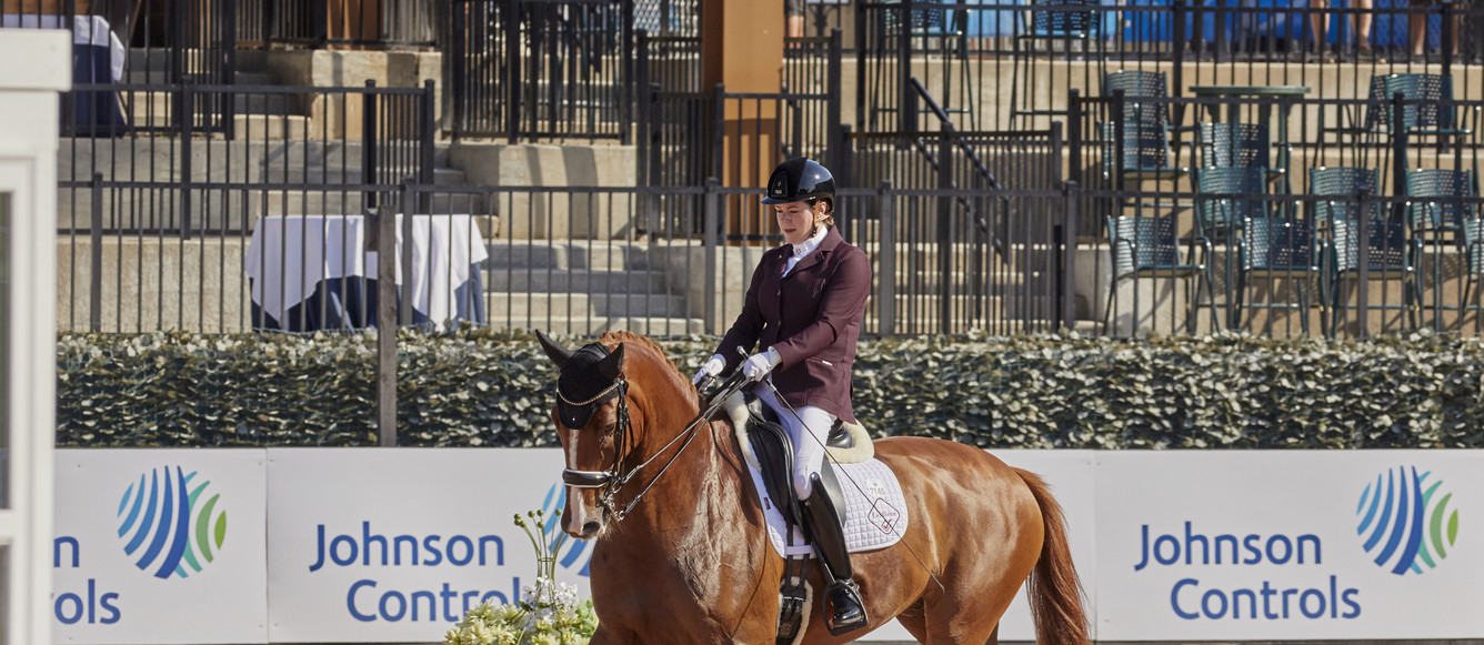 FEI World Equestrian Games™ Tryon USA Sanne Voets NL on Demantur NOP Grade 4Photo FEI/Liz Gregg