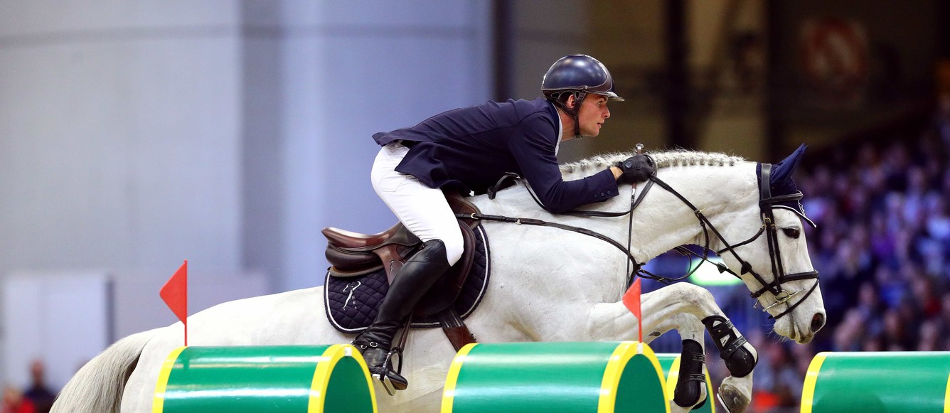 Sports Equestres10/12/2017CHI Geneve 2017 BALSIGER Bryan (SUI) riding Clouzot de Lassus during the CHI of Geneva 2017