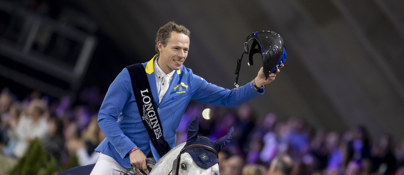 Longines FEI World Cup™ Jumping Mechelen BEL Ahlmann Christian, GER, Clintrexo ZVlaanderens Kerstjumping - Memorial Eric Wauters - Mechelen 2018Photo FEI/Hippo Foto - Dirk Caremans30/12/2018