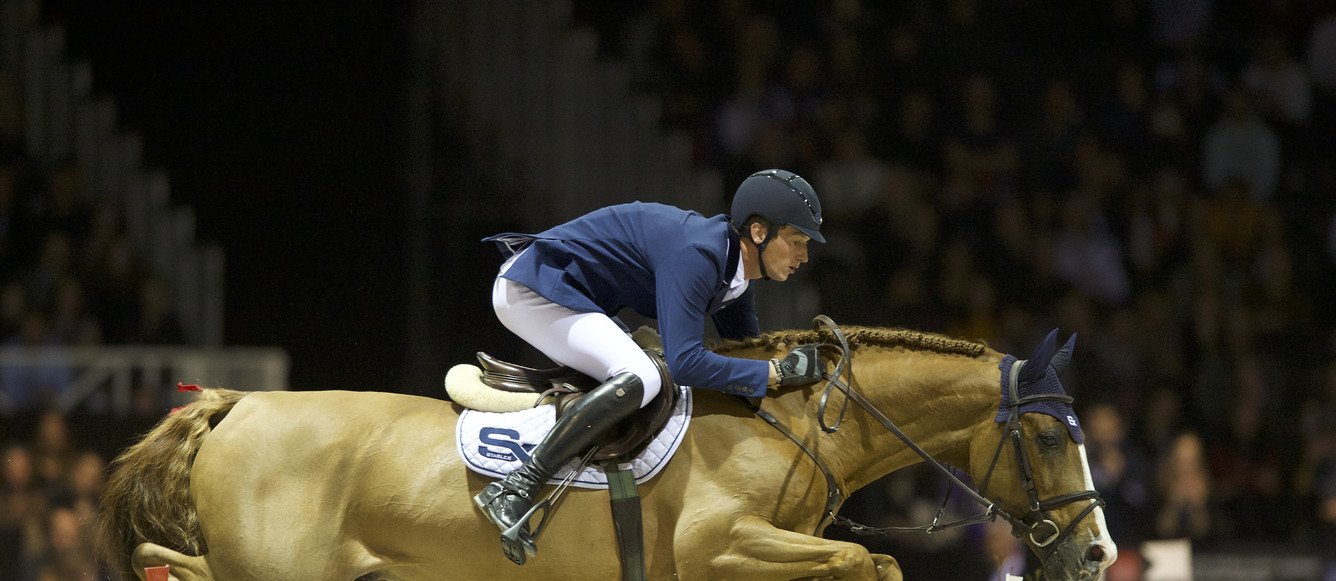 France, Bordeaux : L'Allemand Daniel DEUSSER et Tobago Z Photo Christophe Bricot / CEB