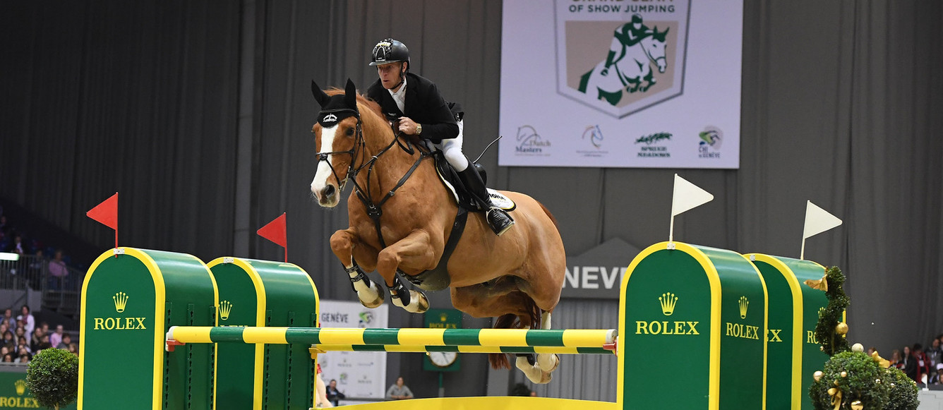 Marcus Ehning riding Pret A ToutWinner of the Rolex Grand Prix at CHI Geneva