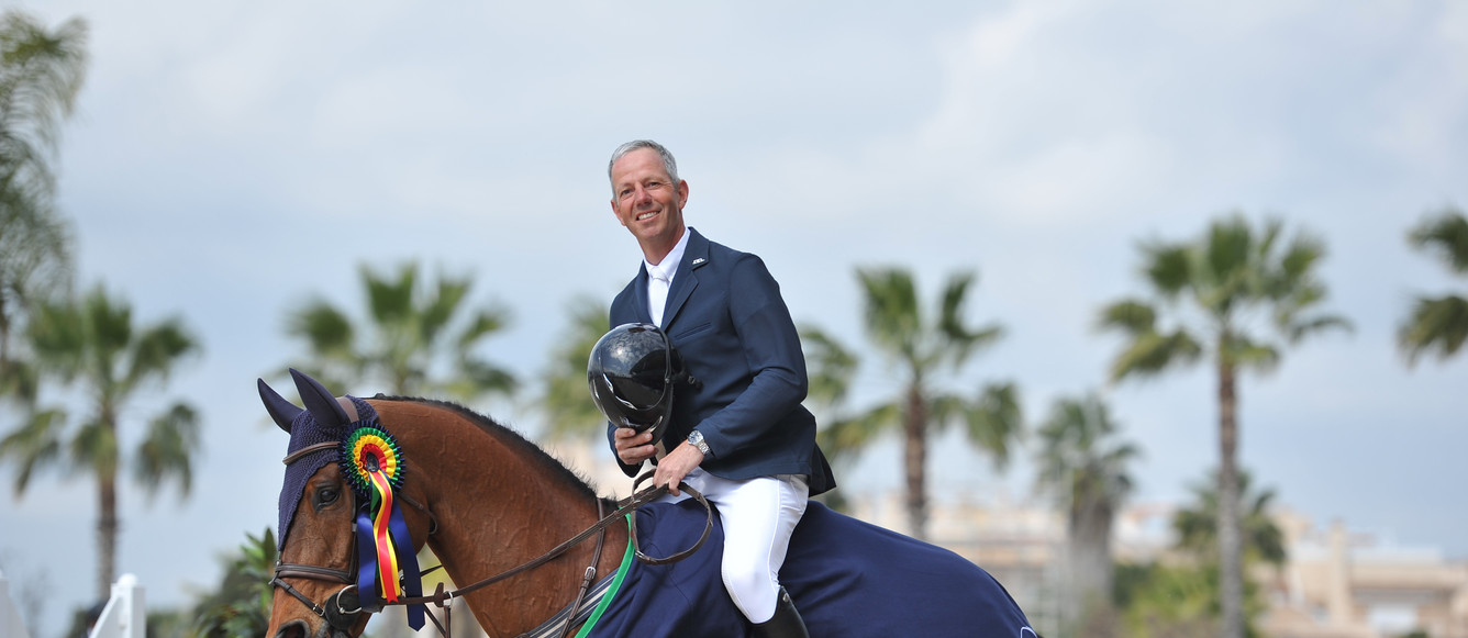 Oliva, Spain - 2019 March 30: Silver tour 1m40 during CSI Mediterranean Equestrian Spring Tour 3(photo: 1clicphoto.com)