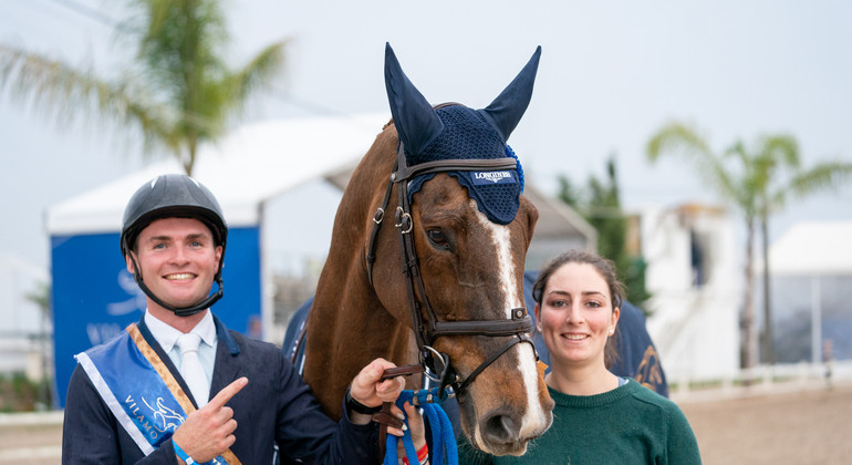 Bryan Balsiger, très sérieux à cheval, très joyeux à pied