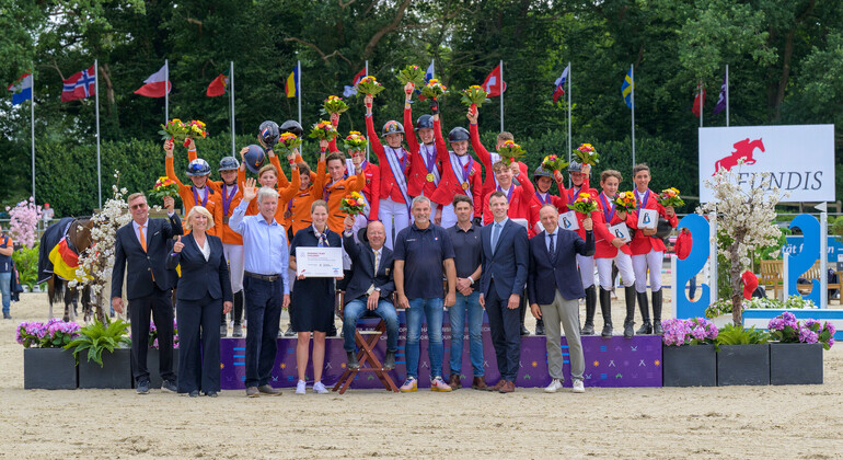 Européens de Riesenbeck : les children en bronze