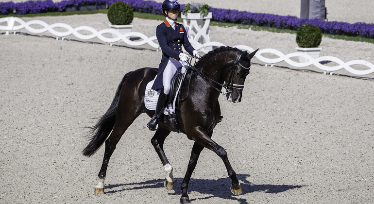 Jiva Hill déroule le tapis rouge au dressage européen
