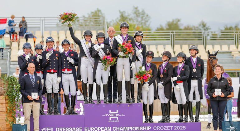 Européens de dressage à Jiva Hill: L’Allemagne remporte le titre par équipe, la Grande-Bretagne en argent et le bronze pour le Danemark