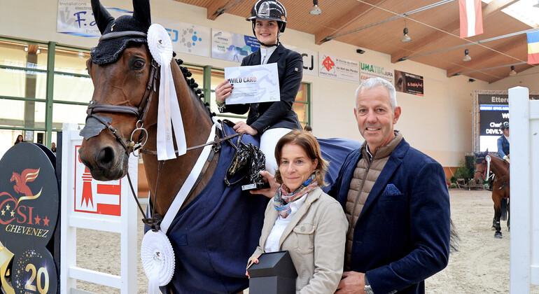 Chevenez: la wild-card pour Charlotte van Wesel