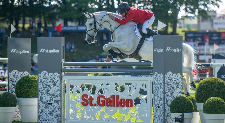 Aaron Vale gagne la grande chasse pour son premier CSIO de St-Gall