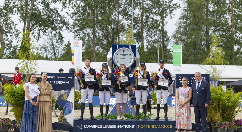 Rotterdam: La Suisse sur le podium de la Coupe des Nations