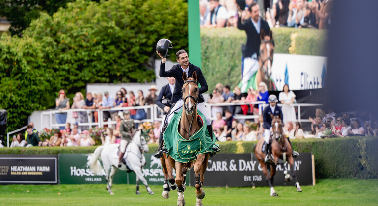 CSIO 5* de Dublin : le Rolex Grand Prix d’Irlande pour Steve Guerdat et Iashin, étincelants