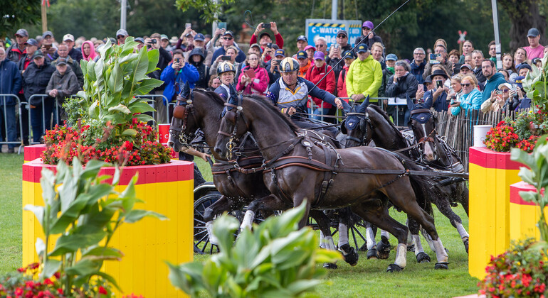 Mondiaux d’Aix-la-Chapelle : Boyd Exell prend les commandes, les Suisses distancés