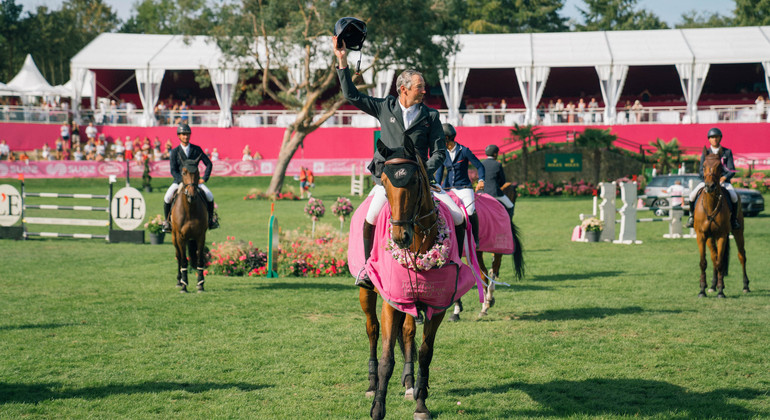 Un 4e Derby de La Baule pour Patrice Delaveau, Steve Guerdat 4e, puis vainqueur de la grosse épreuve du jour !