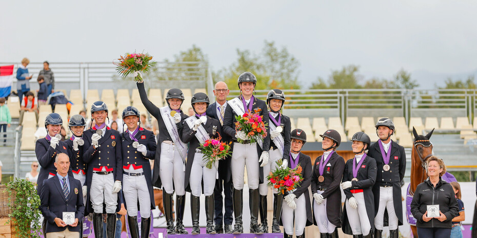 Européens de dressage à Jiva Hill: L’Allemagne remporte le titre par équipe, la Grande-Bretagne en argent et le bronze pour le Danemark