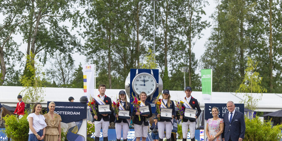 Rotterdam: La Suisse sur le podium de la Coupe des Nations