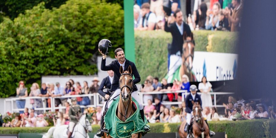 CSIO 5* de Dublin : le Rolex Grand Prix d’Irlande pour Steve Guerdat et Iashin, étincelants